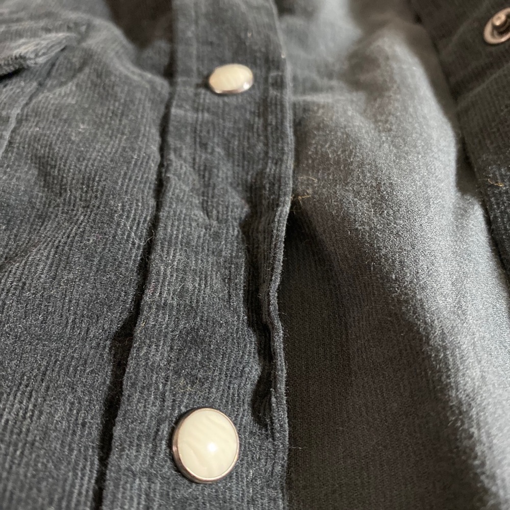COPY - Universal Thread Black Corduroy Button Dow…